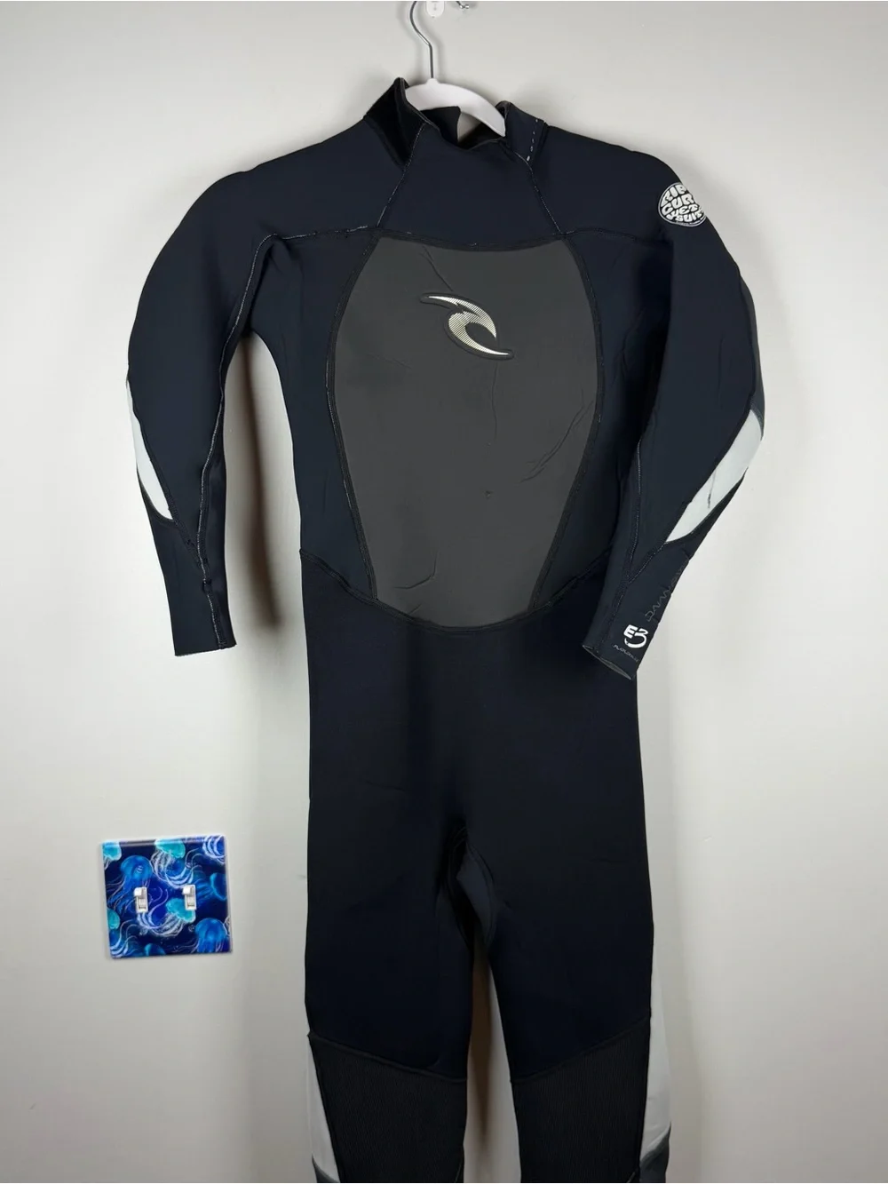 Rip Curl Youth Dawn Patrol 3/2mm Freebody (FL) Wetsuit Black Surf Long Sleeve 14